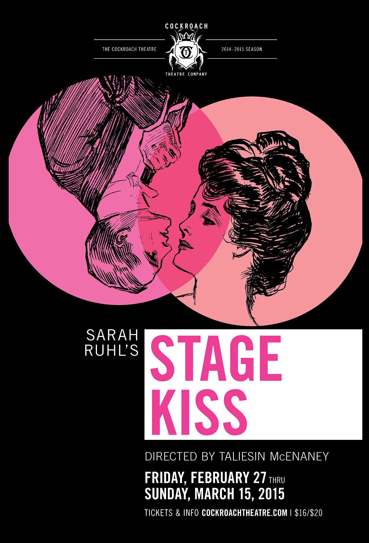 Stage Kiss Cockroach Theatre
